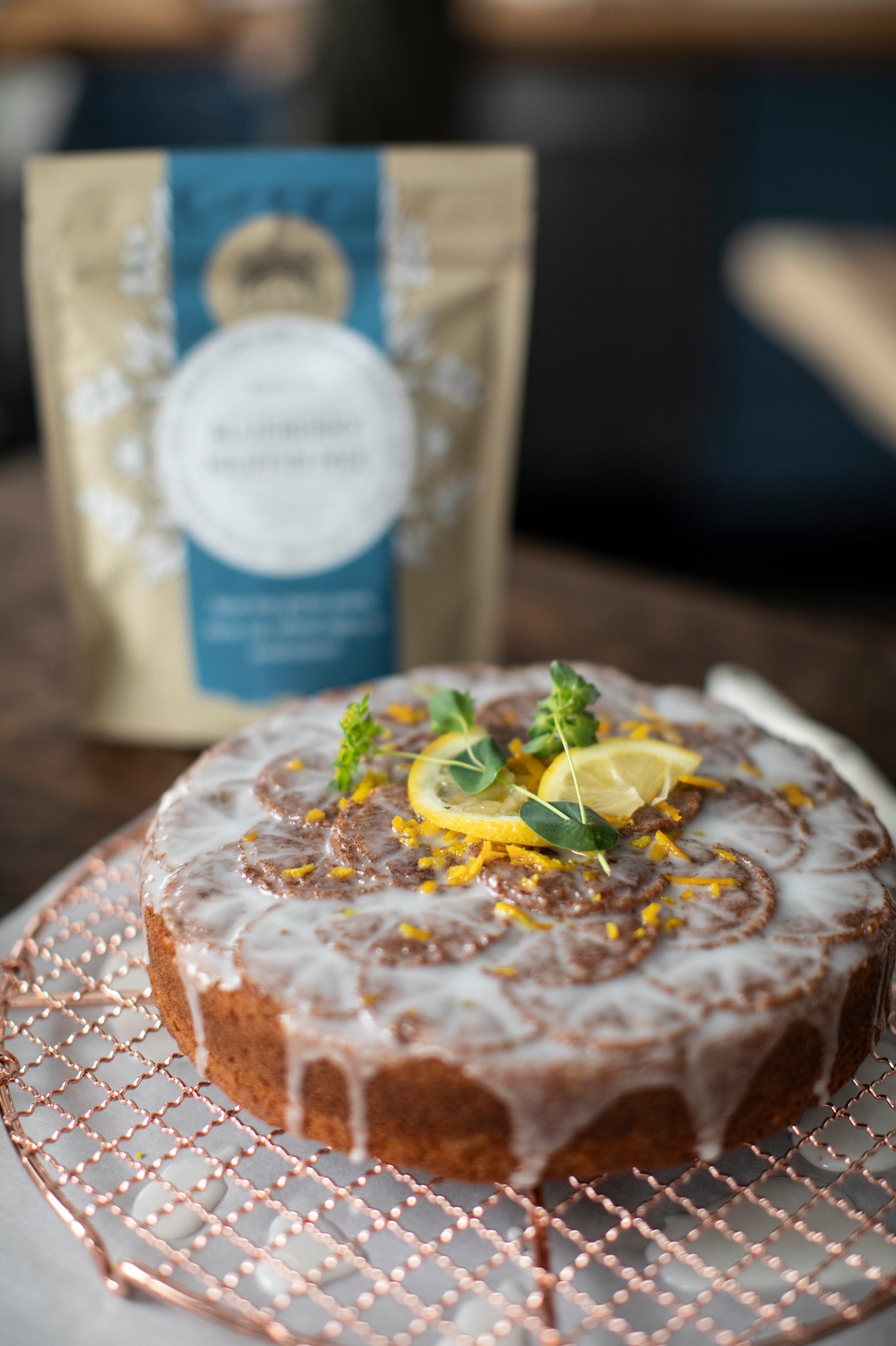 GF Keto & Paleo Lemon Cake