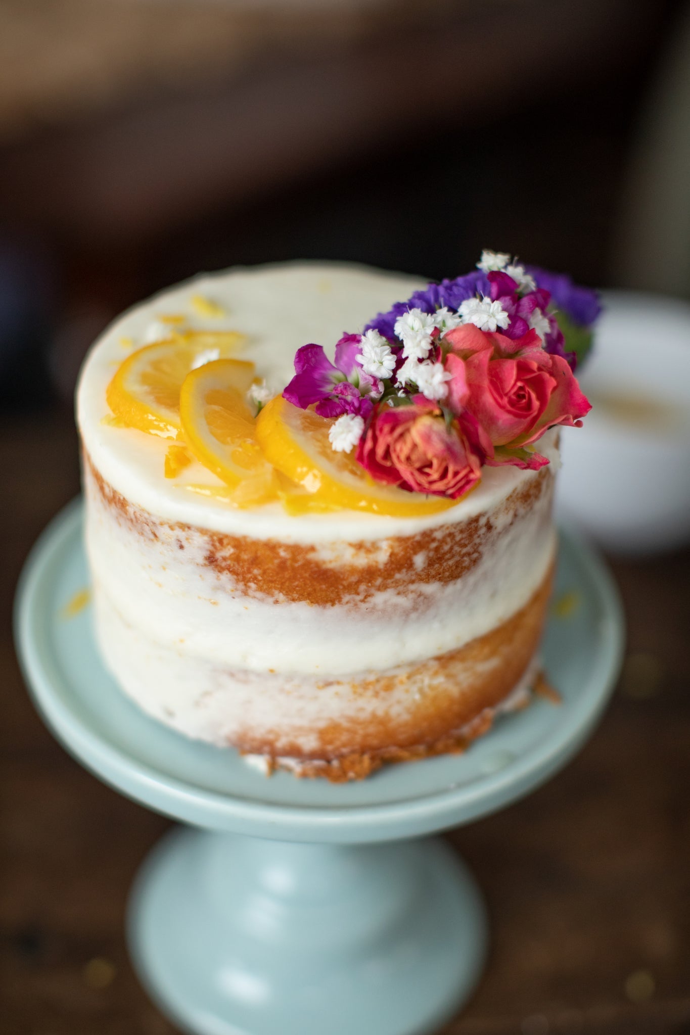 Lemon Raspberry Cake GF, Paleo, Keto