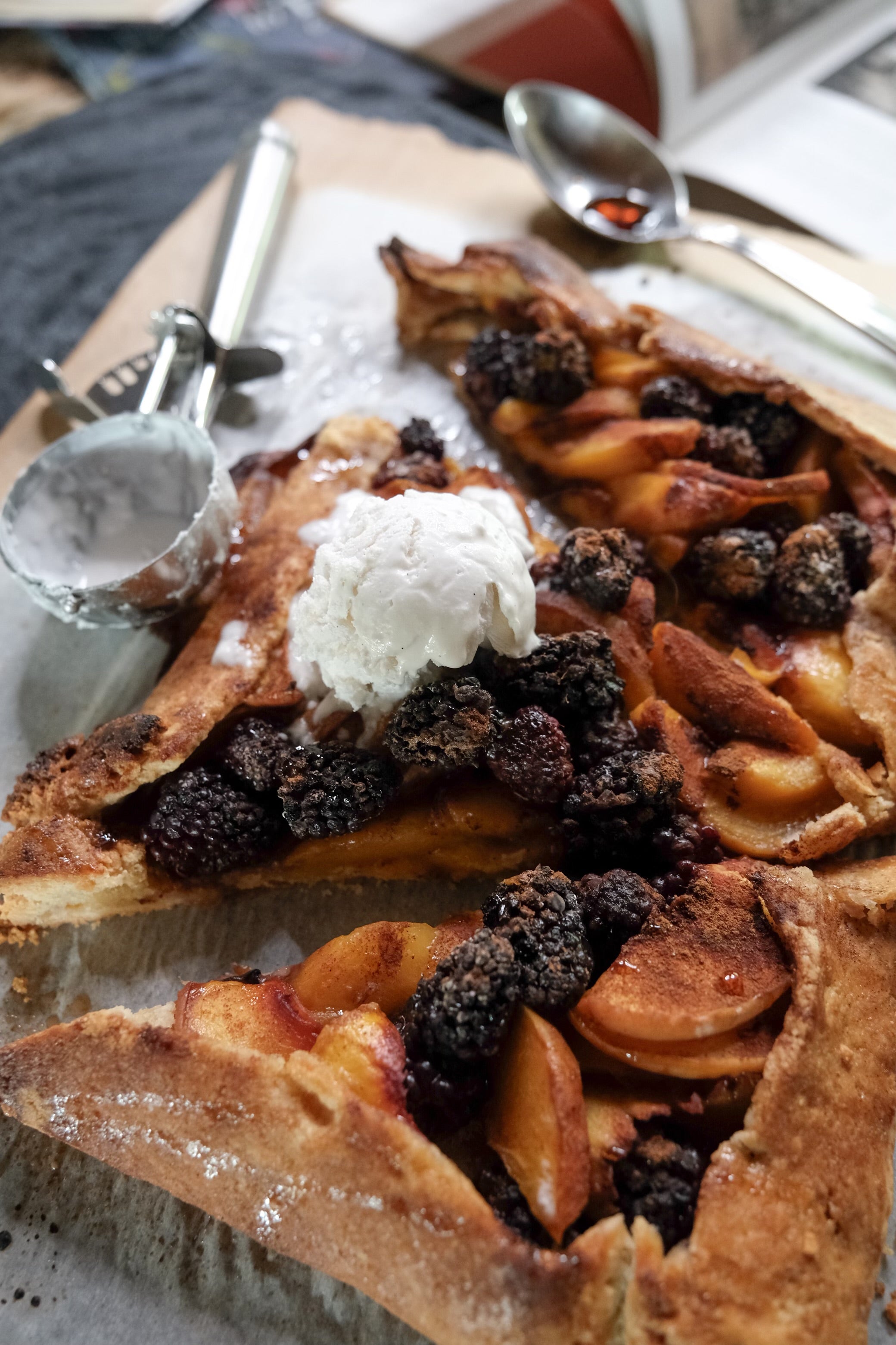 Blackberry Peach Galette
