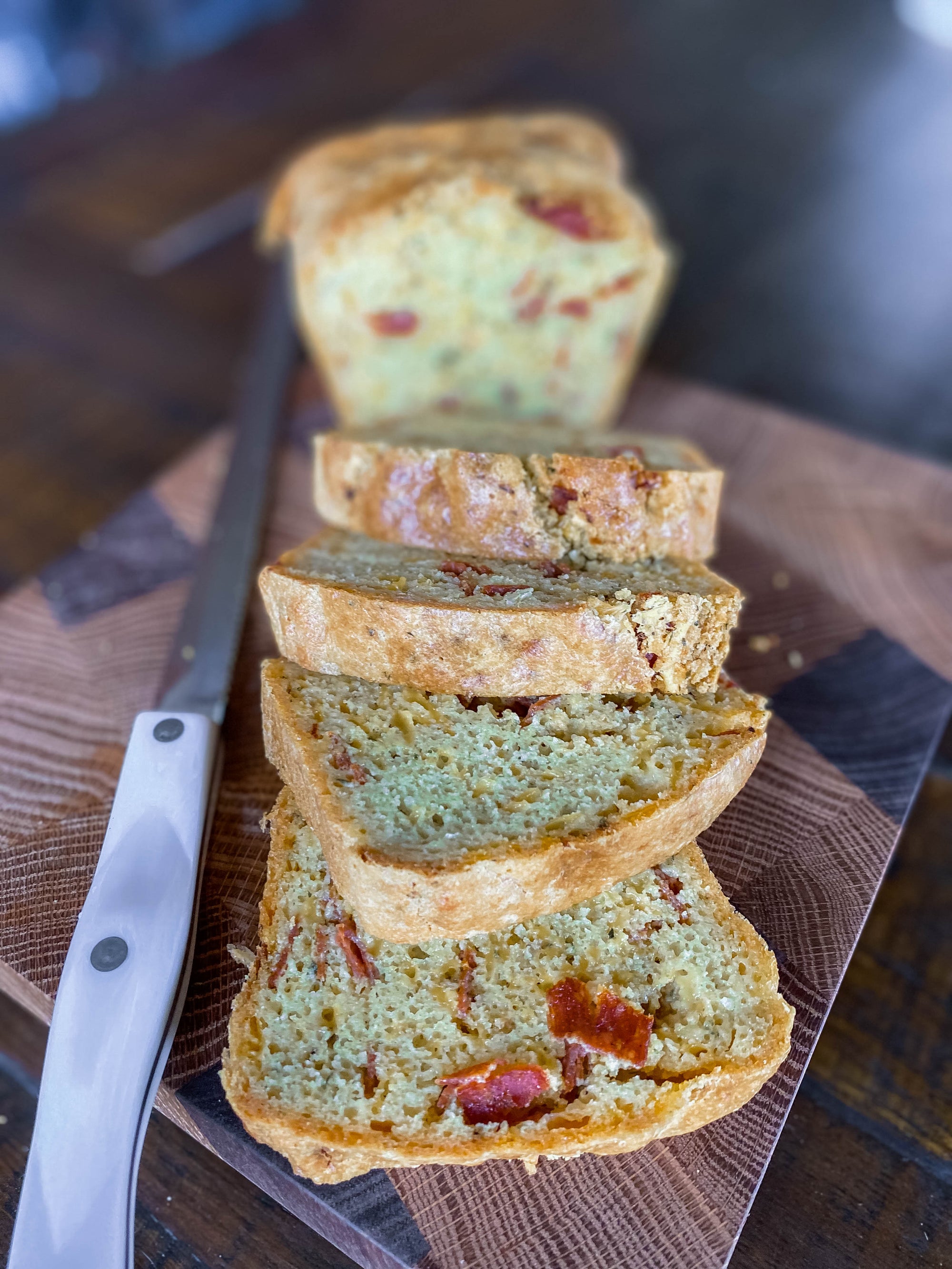 Keto Pepperoni Bread, GF, DF Grain-Free