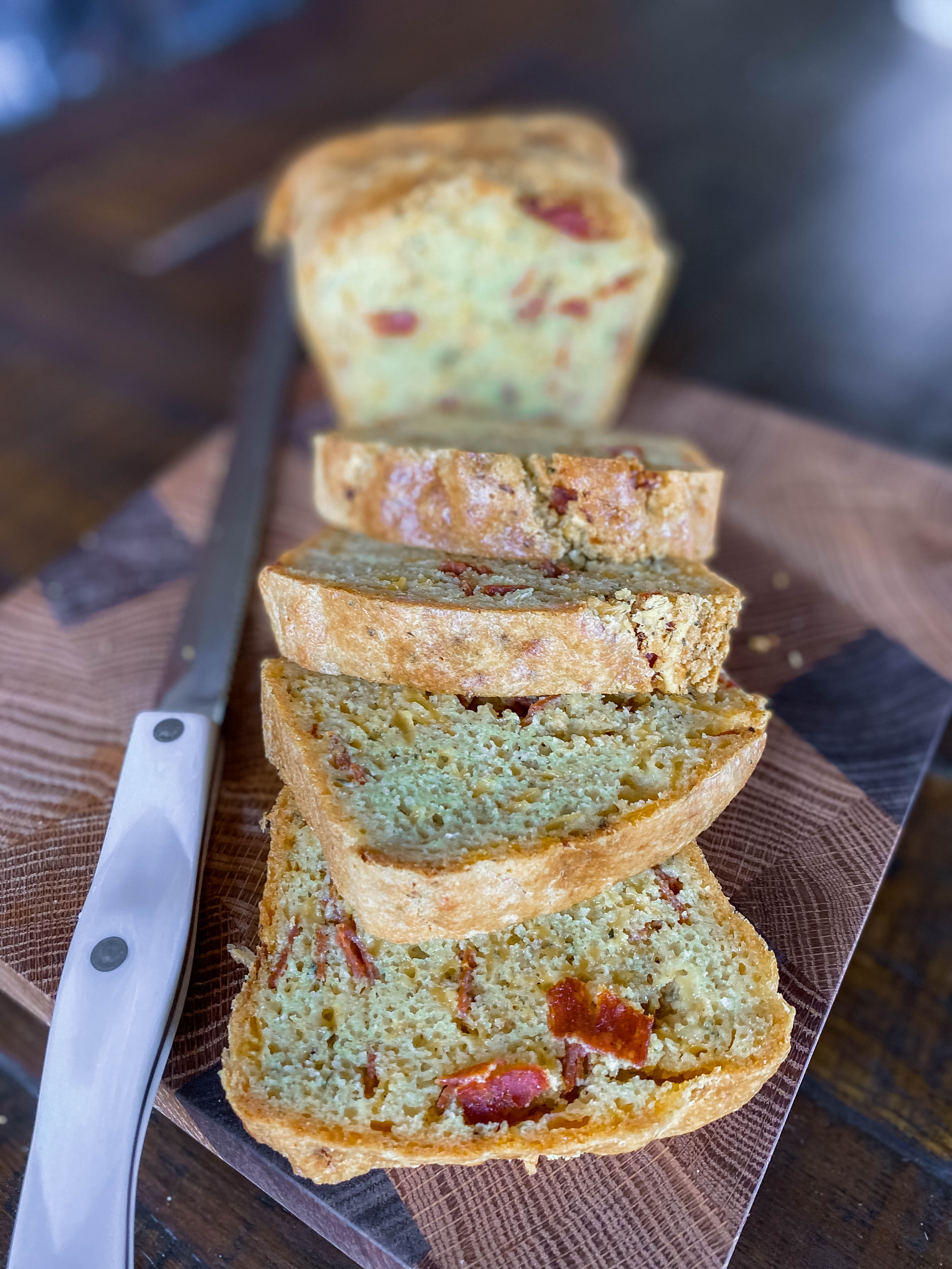 Keto Pepperoni Bread, GF, DF Grain-Free