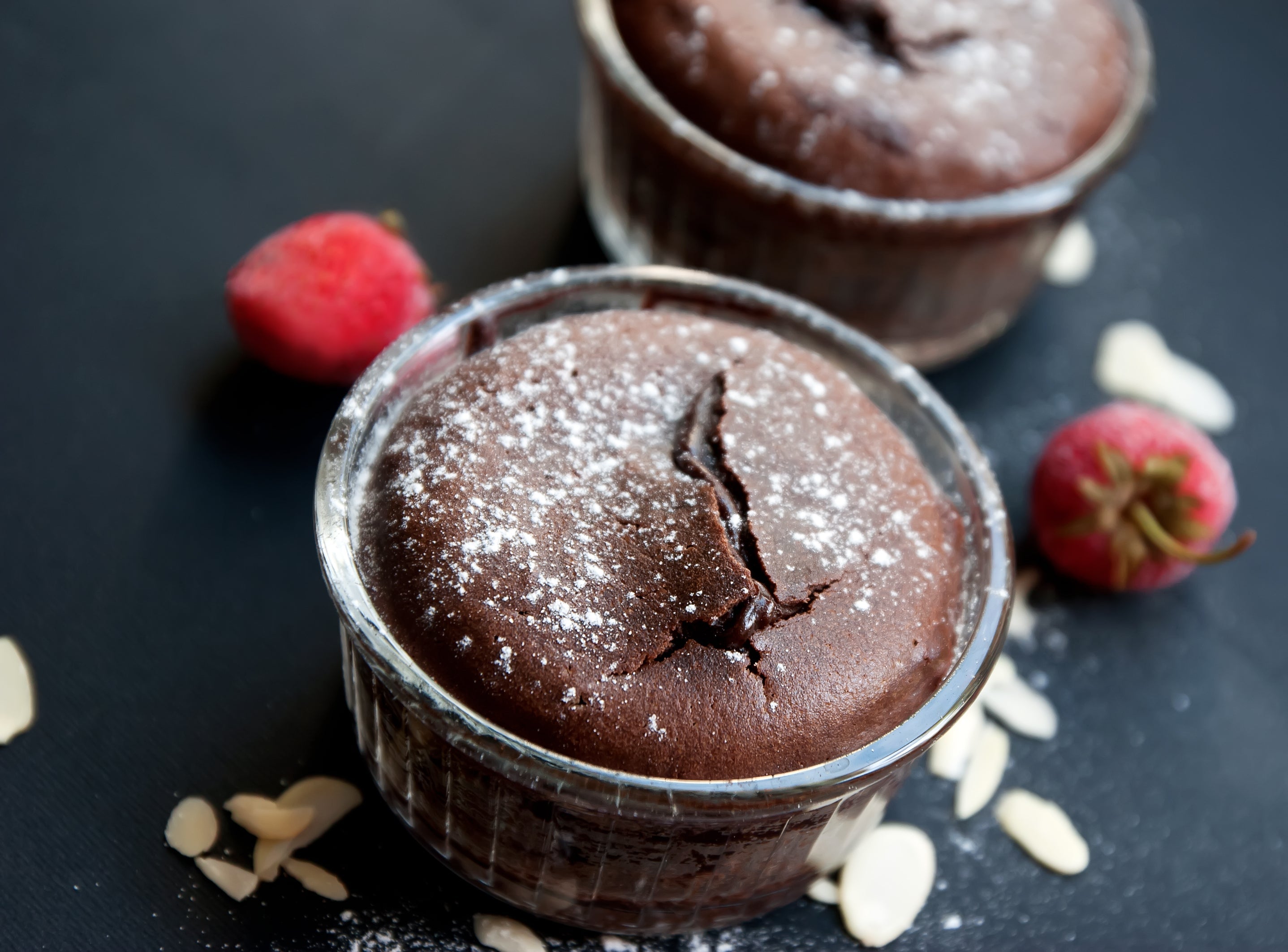 Chocolate Lava Cake GF, Low Carb