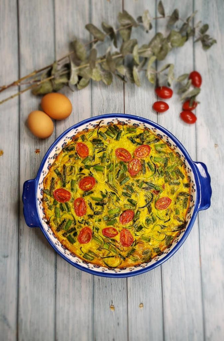 Veggie Quiche with Sweet Potato Crust