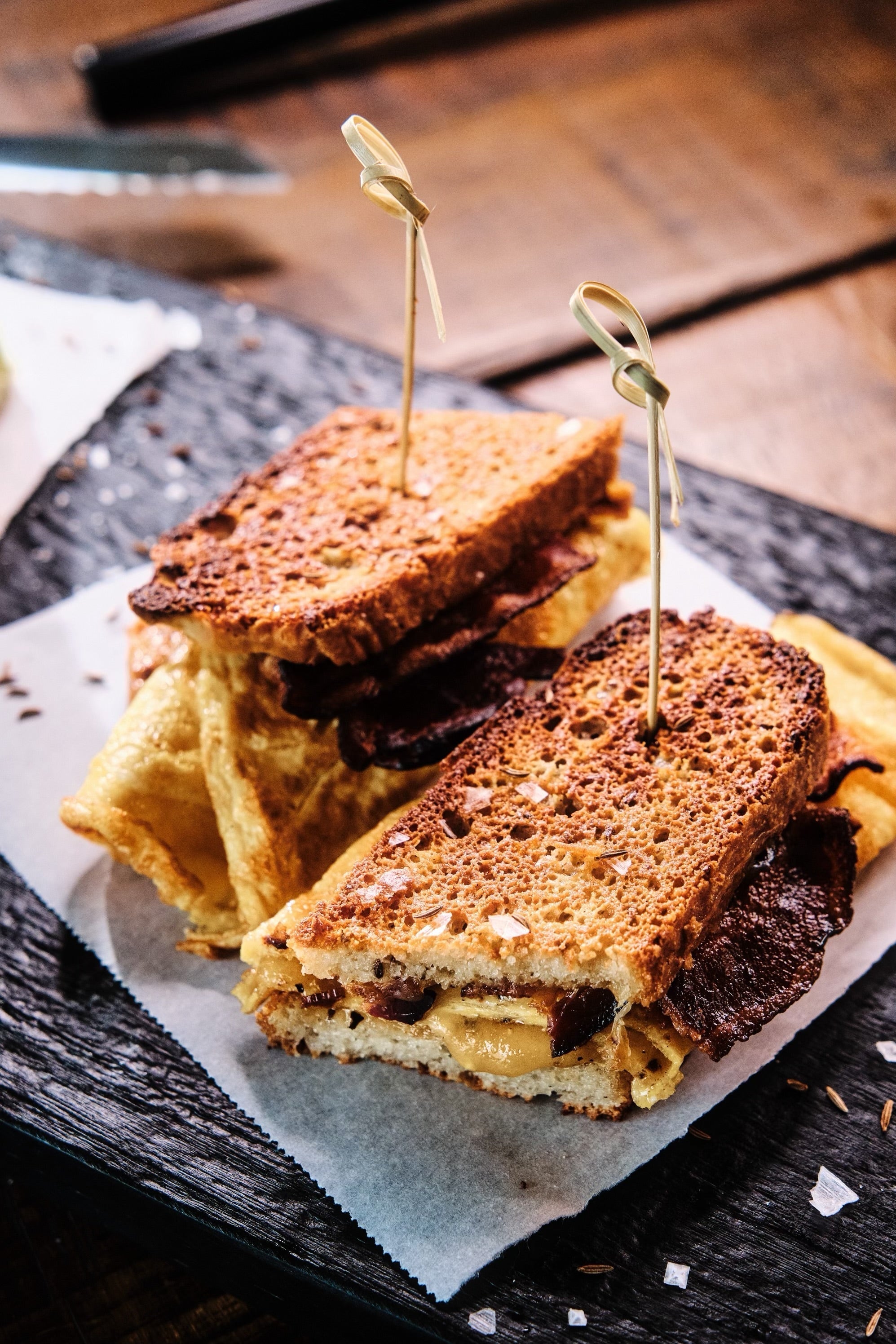 Toasted Rye Breakfast Melt