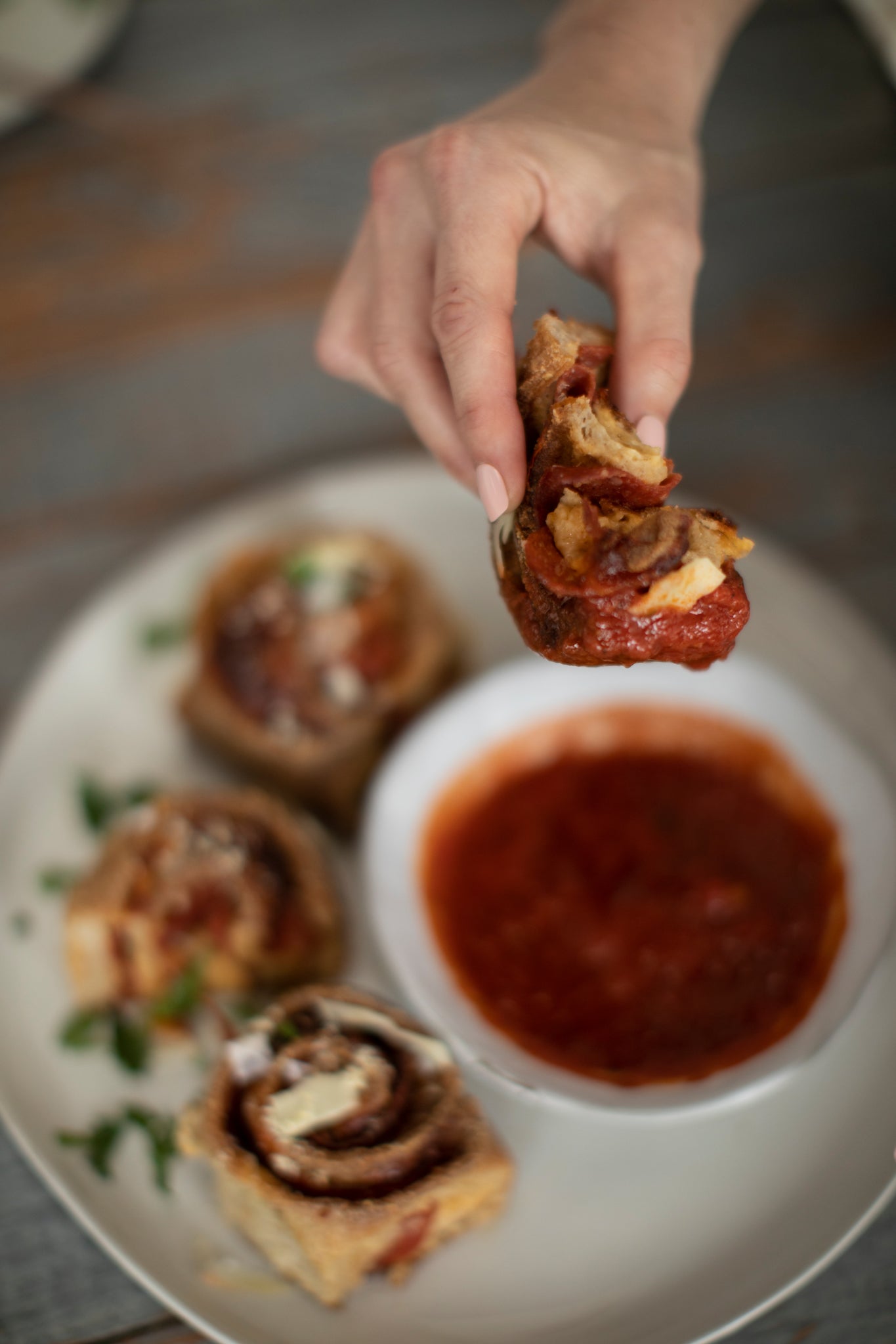 Keto & Gluten Free Pizza Rolls 