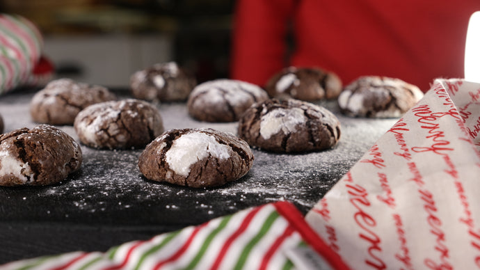 Chocolate Crinkle Cookies ~using our Brownie Mix