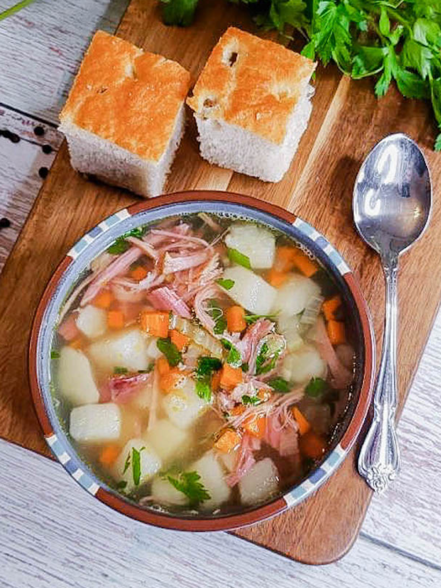 Ham & Potato Soup, Easter Dinner Leftover Recipe
