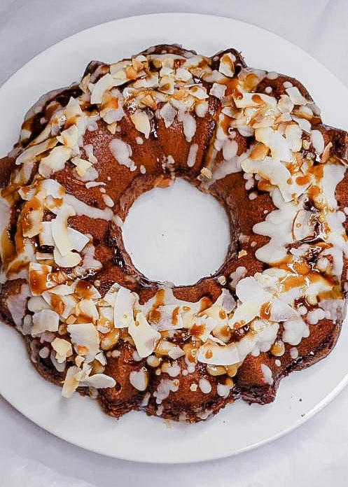 DF, GF Paleo Coconut Spice cake